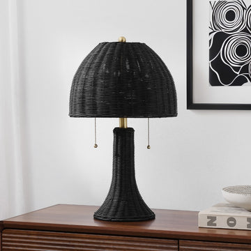 Joanie 22" Bohemian Rustic Iron LED Table Lamp